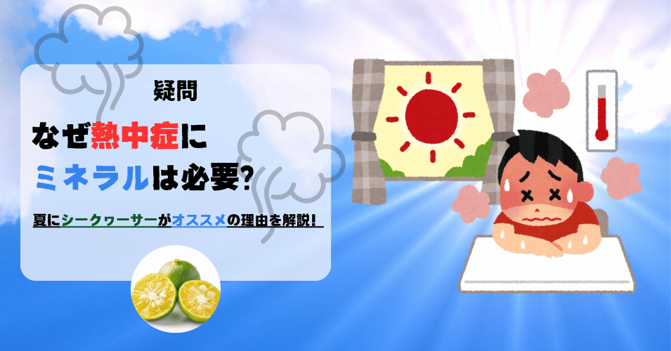 熱中症にミネラルはなぜ必要？夏にシークヮーサーがオススメの理由を解説！